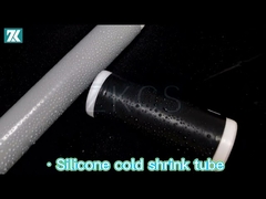 Tubo Termorretrátil de Silicone Impermeável para Isolamento -60°C-200°C
