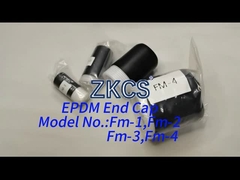 Resistência ao ozônio e aos raios UV Redução a frio EPDM Cap final Para proteção de cabos e tubos