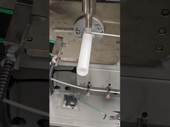 máquina de enrolamento por ultra-som a funcionar de forma eficiente