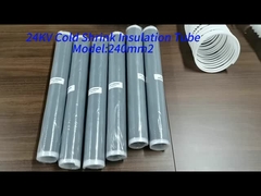 Junções de encolhimento a frio pretas de qualidade profissional para cabos poliméricos de tensão média de núcleo único e 3