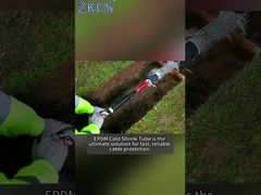 Tubo frio grande 14-33mm do psiquiatra do OD EPDM do cabo para a relação alta do psiquiatra do OD do cabo