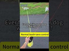 Keep your hands free and your dog close with silicone dog leash 