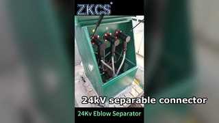 Conector separável de 24kV (conector plug-in)