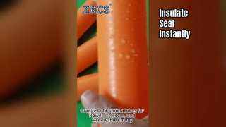 A segurança codificada por cores começa com a tecnologia laranja de encolhimento a frio.