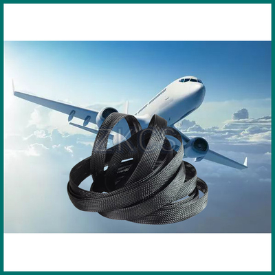 Monofilamentos de PET de 25 mm trançados com mangas flexíveis para a indústria de aviões