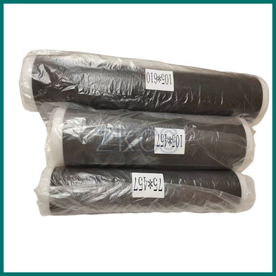 o N-tipo conector personalizou o material frio preto da borracha de silicone do tubo do psiquiatra