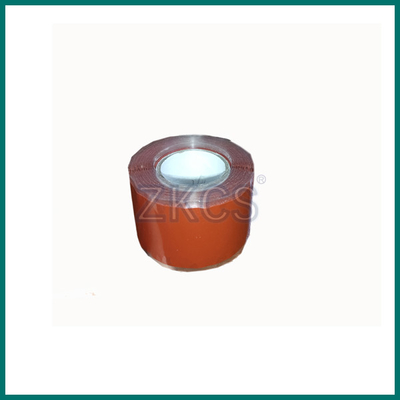 Banda elétrica de borracha de silicone resistente ao calor vermelho para proteção do isolamento dos cabos