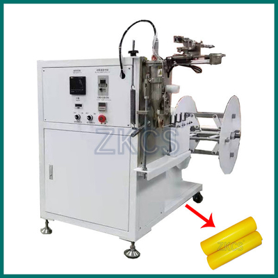 Máquina de corte automático para enrolamento de tiras de plástico