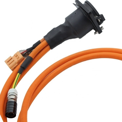 O desgaste resistente do óleo corrugou o chicote de fios flexível do automóvel do veículo espiral do carro da tubulação