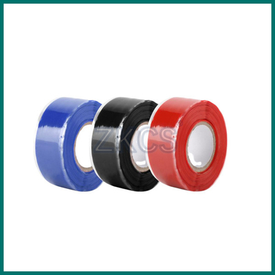 Self Fusing UV Waterproof Tape Flame Retardant Preto Azul Vermelho Cor