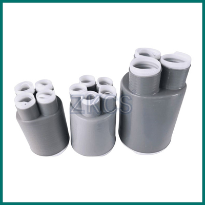 Material claro da borracha de silicone das botas de Grey Cold Shrink Cable Breakout