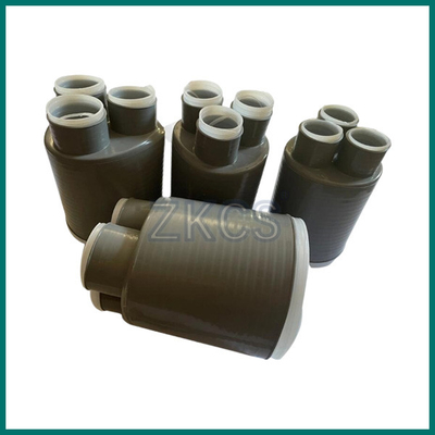 Material claro da borracha de silicone das botas de Grey Cold Shrink Cable Breakout
