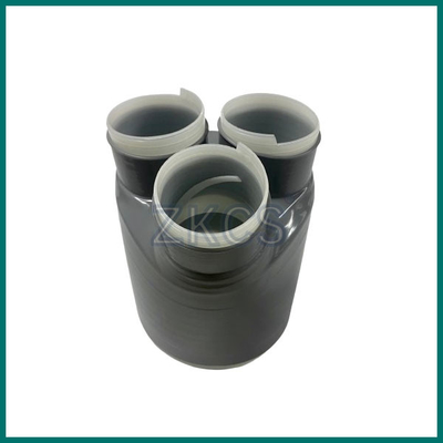 Borracha de silicone cinza escuro 3 Way Cold Shrink Cable Breakout Boot para proteção de fases individuais do cabo