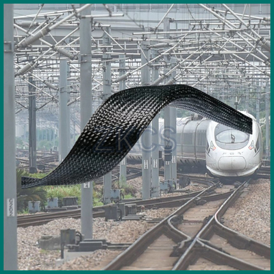 Manteiga PET de alto desempenho Manteiga elástica de cabo trançado para ferrovias