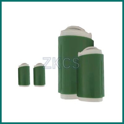 Espessura fria do tubo 2.0mm do psiquiatra do silicone verde da etiqueta IP67 do cabo