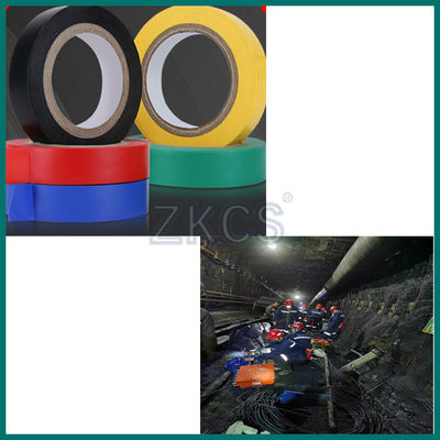 Fita isolante elétrica de PVC altamente durável para túneis e energia elétrica 0,75 polegadas