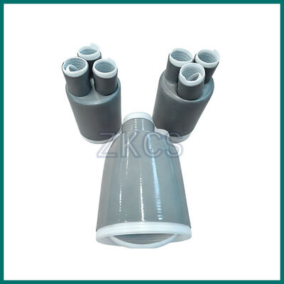 Terminação de Contração a Frio | Terminação de Borracha de Silicone Pneumática Expansível de 3 Dedos para Sistemas de Energia de 12/20kV